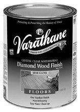 VARATHANE 230231 1G SATIN CRYSTAL CLEAR DIAMOND WATER BASED FLOOR FINISH