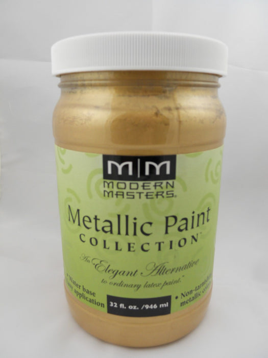 MODERN MASTERS Metallic Paint #200 Semi Opaque Pale Gold/6OZ.