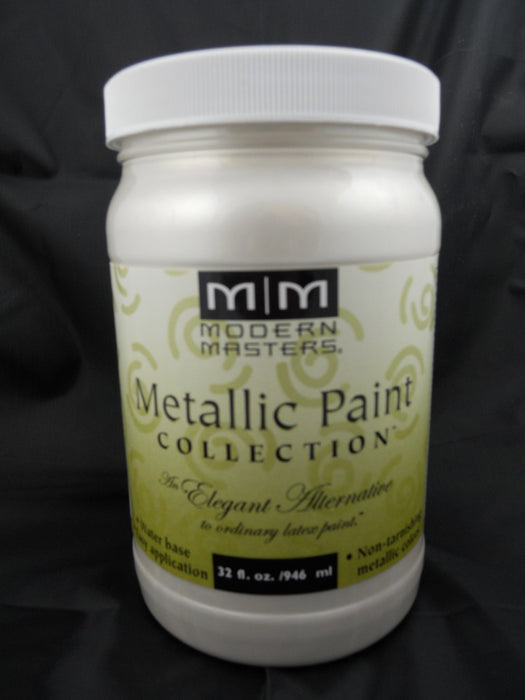 MODERN MASTERS Metallic Paint #196 Sheer Pearl White/QT.