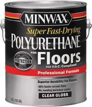 MINWAX 13025 1G SUPER FAST DRY FLOOR POLY SATIN 350 VOC