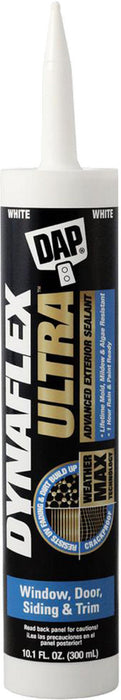 Dap 18211 Dynaflex Ultra 10.1 Oz White Advanced Exterior Sealant  12 Pack