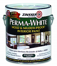 ZINSSER 02771 1G Eggshell Permawhite Mildew Proof Interior Paint