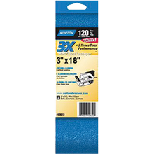 NORTON  3" X 18" 3X P120 PORTABLE BELT 2PK