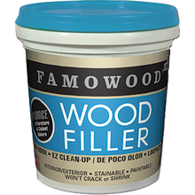 FAMOWOOD  .25PT WHITE PINE SOLVENT FREE WOOD FILLER