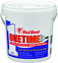 Red Devil ONETIME Lightweight Spackling 1 Gal.