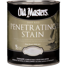 OLD MASTERS 44101 1G Deep Red Crimson Fire Penetrating Stain