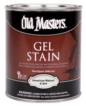 OLD MASTERS 81808 PT American Walnut Gel Stain Classics