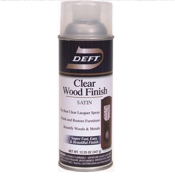 DEFT / ProLuxe Clear Wood Finish Brushing Lacquer SATIN /Spray Can