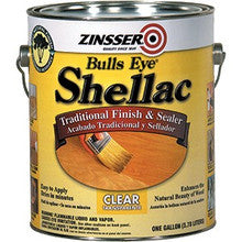 Zinsser 00301 1G 3Lb Cut Bullseye Clear Shellac