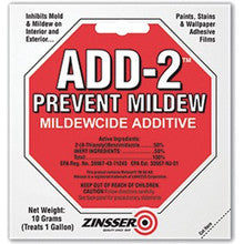 Zinsser 60511 10 Gram Add-2 Mildewcide Additive (Treats 1 Gal)