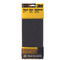 3M 7415NA Hand Sanding Wood Finishing Pad, 4.375 in x 11 in, Gray Fine, 1ea