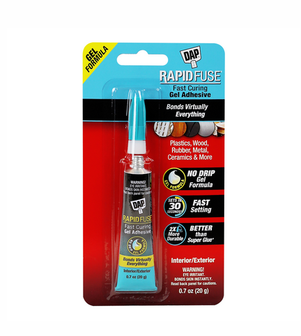 DAP INC 00178 RAPIDFUSE GEL ADHESIVE TUBE