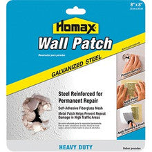 Homax 5508 8" x 8" Metal Wall Patch w/ Self Adhesive Mesh