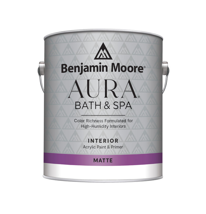 Benjamin Moore Aura Premium Bath and Spa Paint (Matte Finish) 1 Gal.