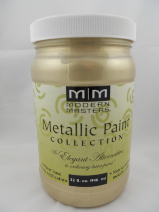 MODERN MASTERS Metallic Paint #206 Opaque Champagne - 1 Gallon.