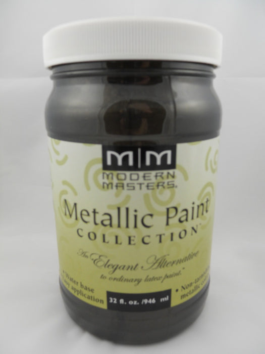 MODERN MASTERS Metallic Paint #525 Opaque English Brown(Ground Coffee)/6oz.