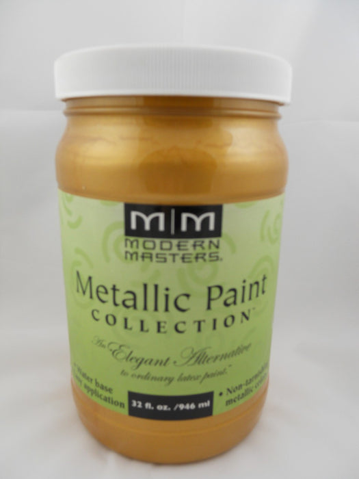 MODERN MASTERS Metallic Paint #659 Opaque Olympic Gold/Qt.