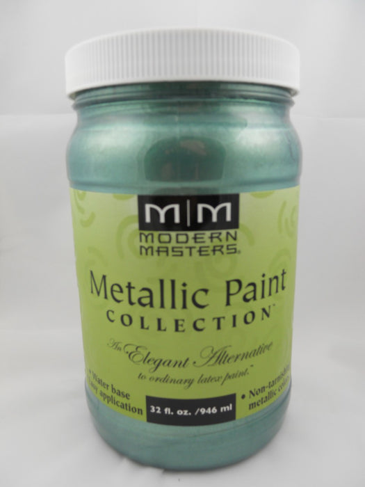 MODERN MASTERS Metallic Paint #434 Mystical Green/6oz.