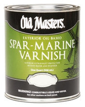 OLD MASTERS 92501 Semi Gloss Spar Marine Varnish Gallon