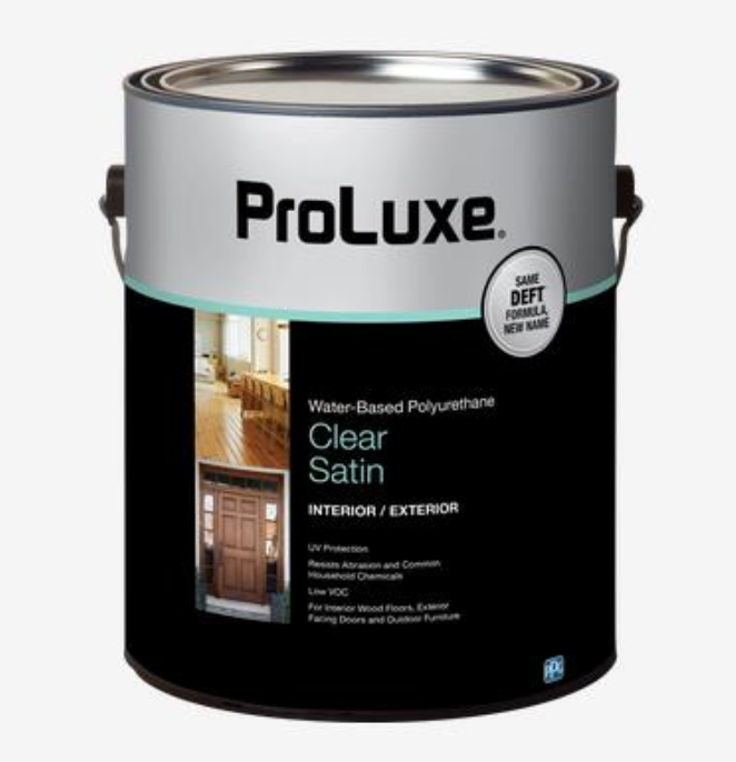 DEFT / ProLuxe Int/Ext Water Based Polyurethane GLOSS - Gallon