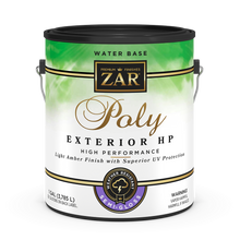 ZAR 1QT GLOSS Exterior Water Based Polyurethane