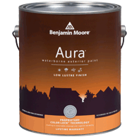 Benjamin Moore Aura Premium Exterior Paint (Low Lustre Finish)  1 Quart