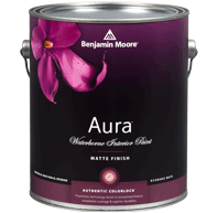 Benjamin Moore Aura Premium Interior Paint (Matte Finish) 1 Quart