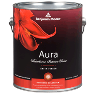 Benjamin Moore Aura Premium Interior Paint (Satin Finish) 1 Gal.