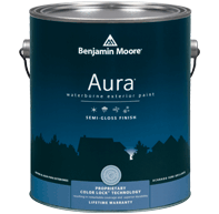 Benjamin Moore Aura Premium Exterior Paint (Semi-gloss)  1 Quart