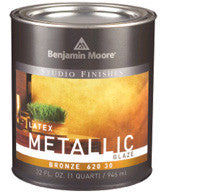 Benjamin Moore Latex Metallic Glaze 62020 SILVER Gallon