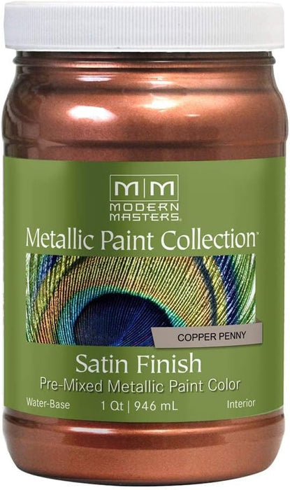 MODERN MASTERS Metallic Paint#579 Opaque Copper Penny/Qt.