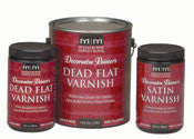 MODERN MASTERS Dead Flat Clear Poly Varnish Quart